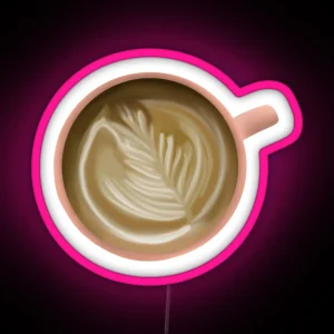 Latte Art RGB Neon Sign
