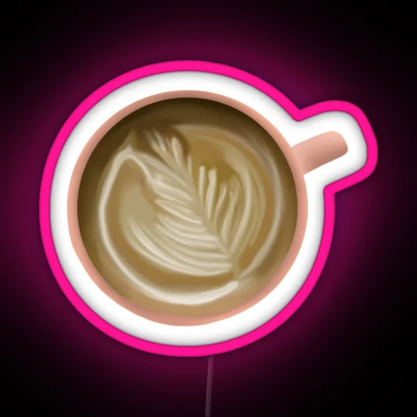 Latte Art RGB Neon Sign