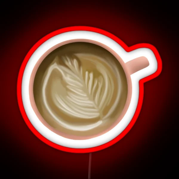 Latte Art RGB Neon Sign