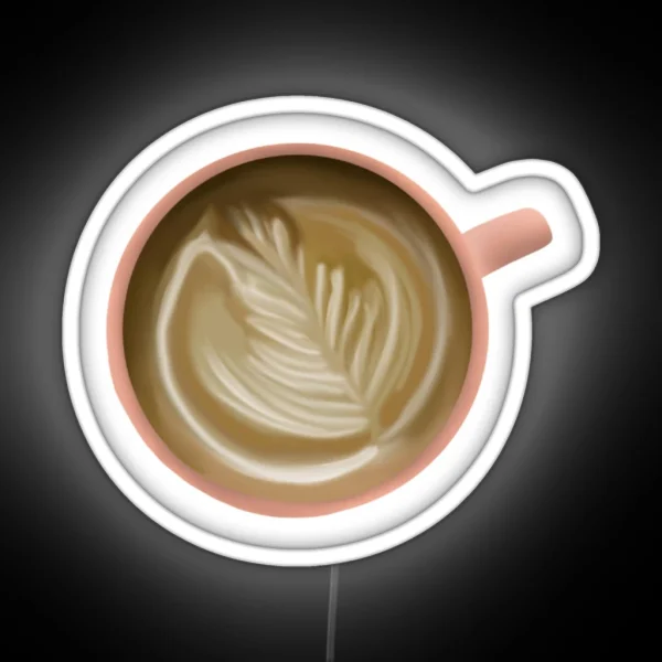 Latte Art RGB Neon Sign