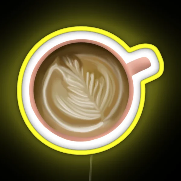 Latte Art RGB Neon Sign