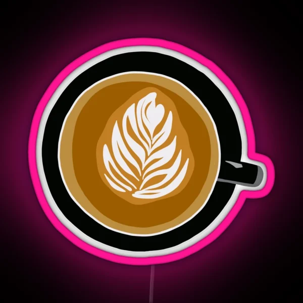 Latte Art RGB Neon Sign