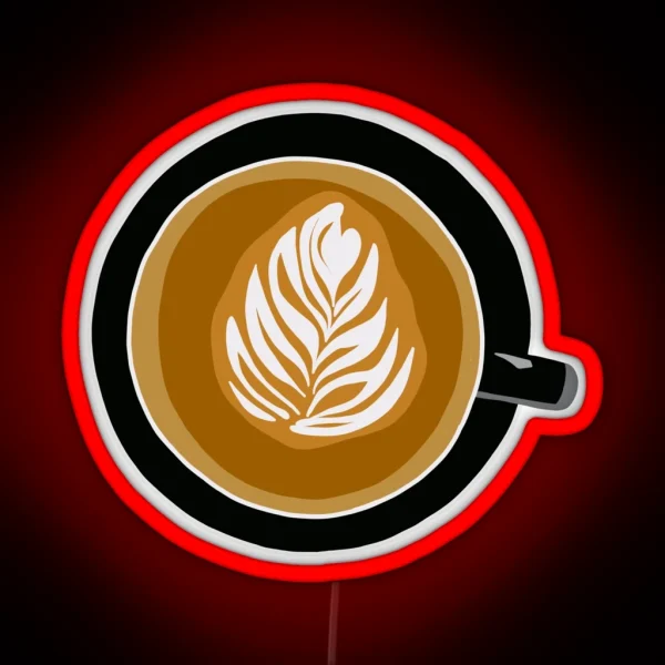 Latte Art RGB Neon Sign