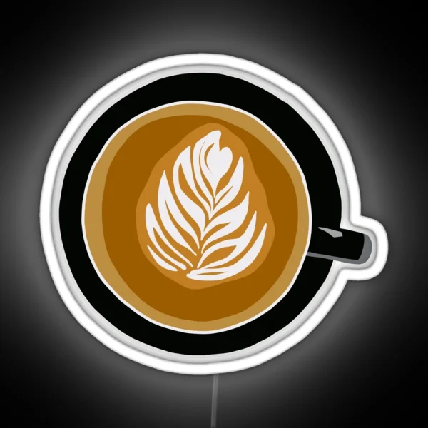 Latte Art RGB Neon Sign