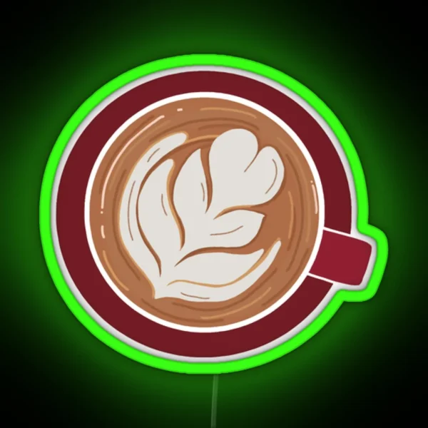 Latte Art Small Led RGB Neon Sign