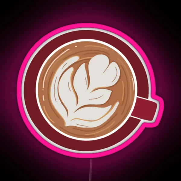 Latte Art Small Led RGB Neon Sign