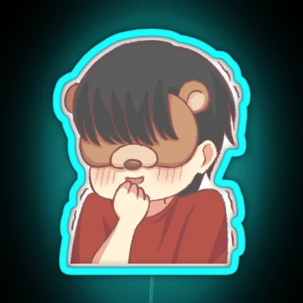 Laugh Chibi RGB Neon Sign