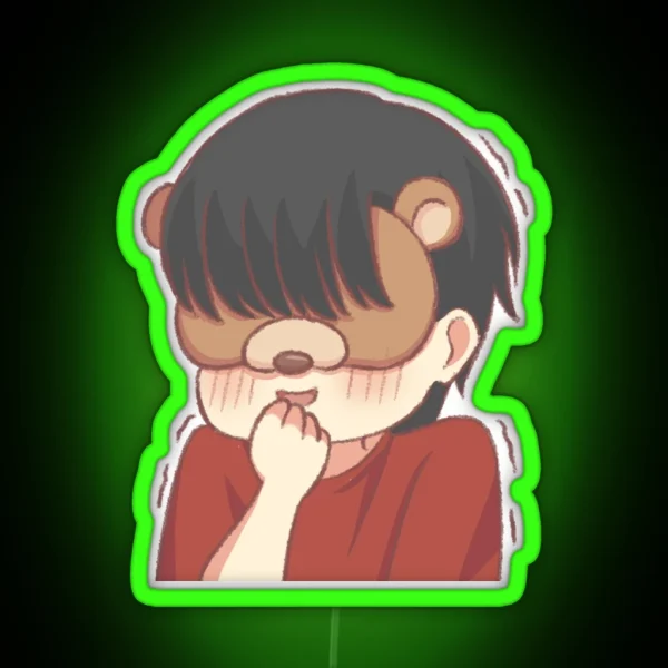 Laugh Chibi RGB Neon Sign