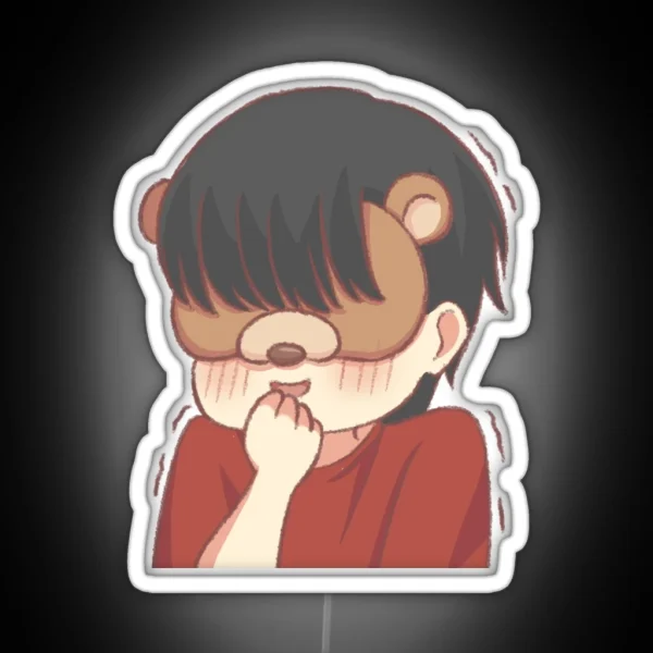 Laugh Chibi RGB Neon Sign