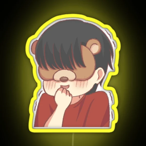 Laugh Chibi RGB Neon Sign
