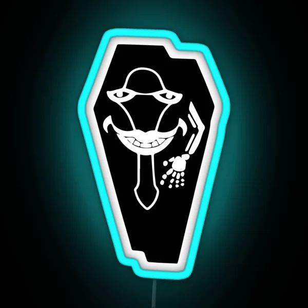 Laughing Coffin RGB Neon Sign