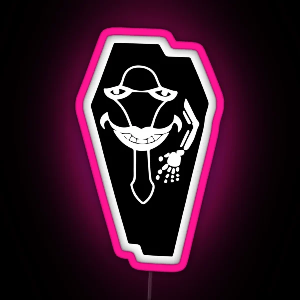 Laughing Coffin RGB Neon Sign