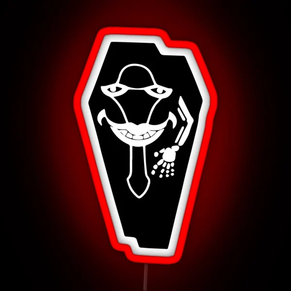 Laughing Coffin RGB Neon Sign