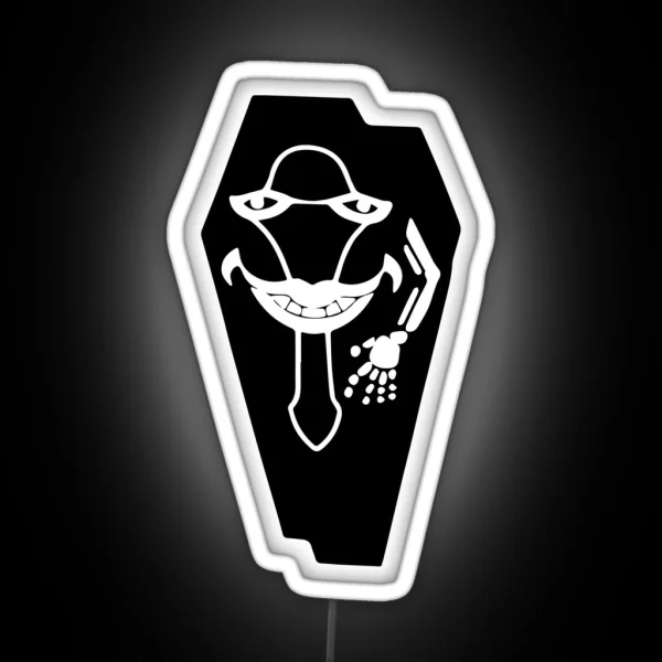 Laughing Coffin RGB Neon Sign