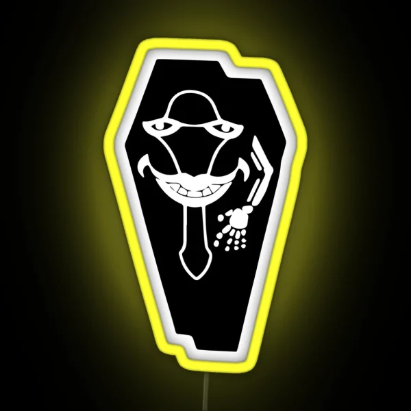Laughing Coffin RGB Neon Sign