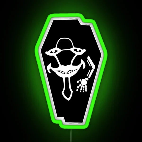 Laughing Coffin RGB Neon Sign