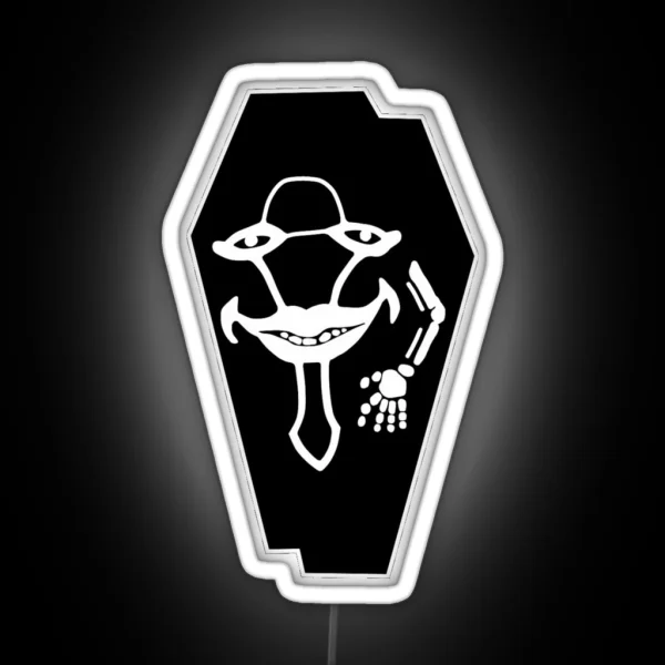 Laughing Coffin RGB Neon Sign