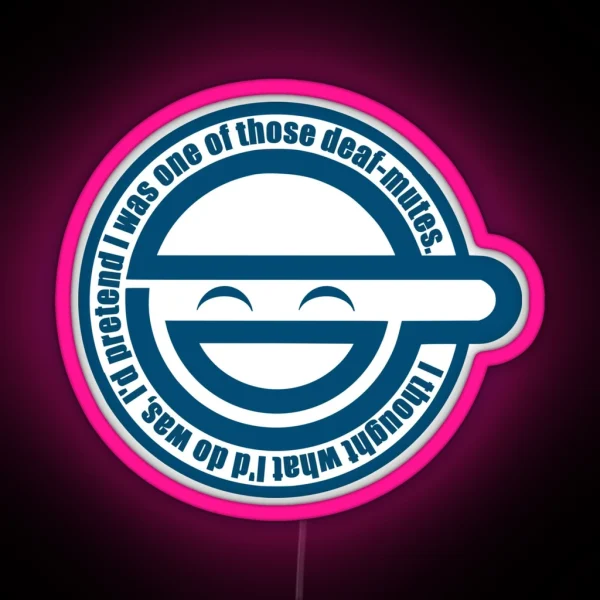 Laughing Man RGB Neon Sign