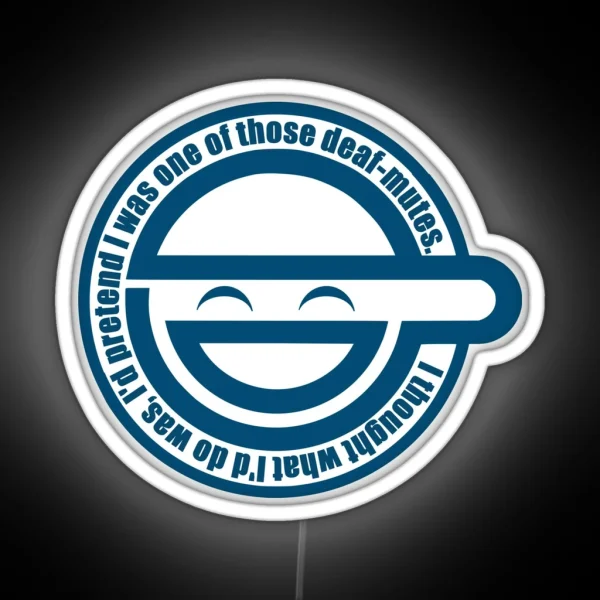 Laughing Man RGB Neon Sign