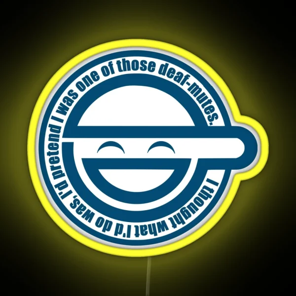 Laughing Man RGB Neon Sign
