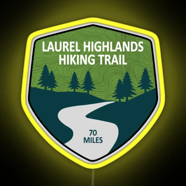Laurel Highlands Hiking Trail RGB Neon Sign