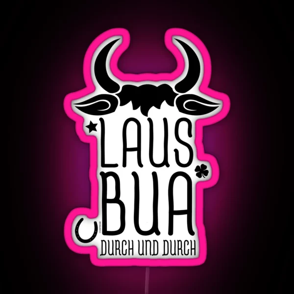 LAUSBUA Bavarian Quote RGB Neon Sign