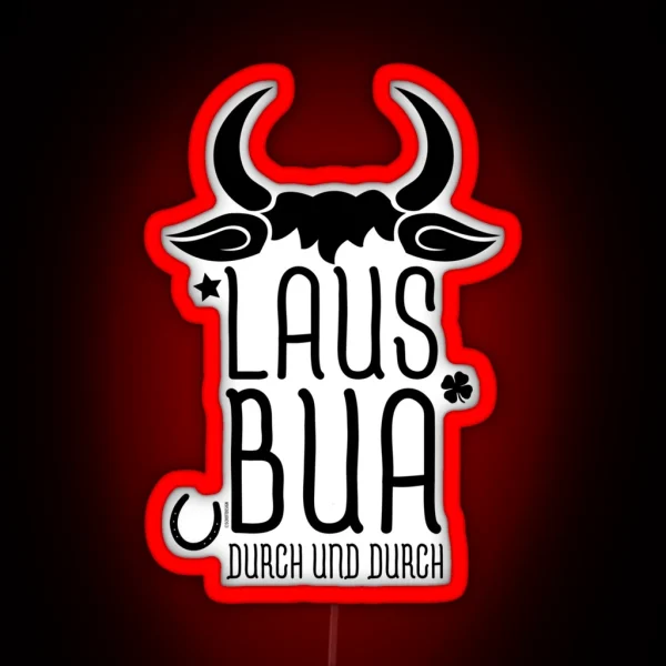 LAUSBUA Bavarian Quote RGB Neon Sign