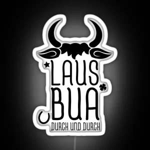 LAUSBUA Bavarian Quote RGB Neon Sign