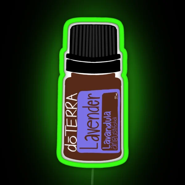 Lavendar Oils RGB Neon Sign
