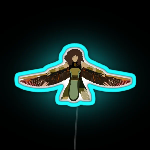 Layla As Scarlet Scarab RGB Neon Sign