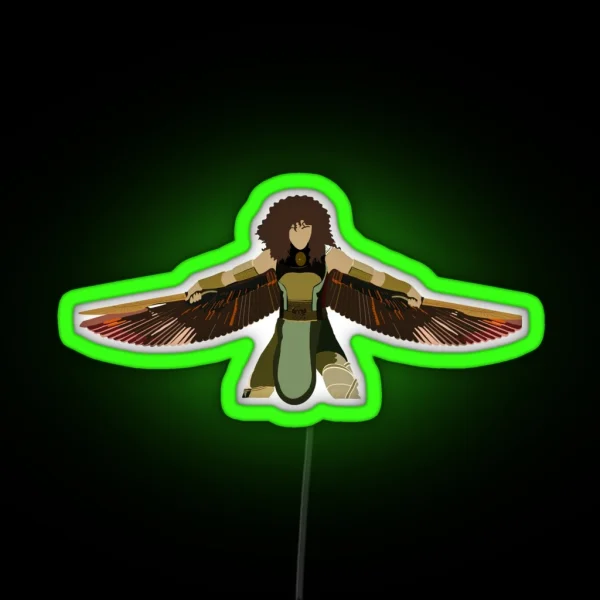 Layla As Scarlet Scarab RGB Neon Sign
