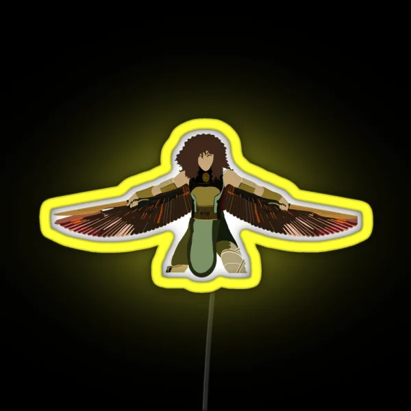 Layla As Scarlet Scarab RGB Neon Sign