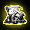Lazy Reaper Not Today Graphic Tee RGB Neon Sign - Image 5