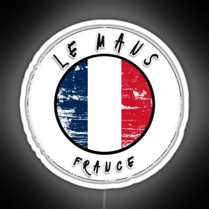 Le Mans France Vintage RGB Neon Sign