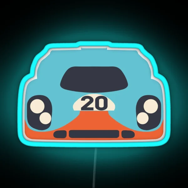 Le Mans Porsche RGB Neon Sign