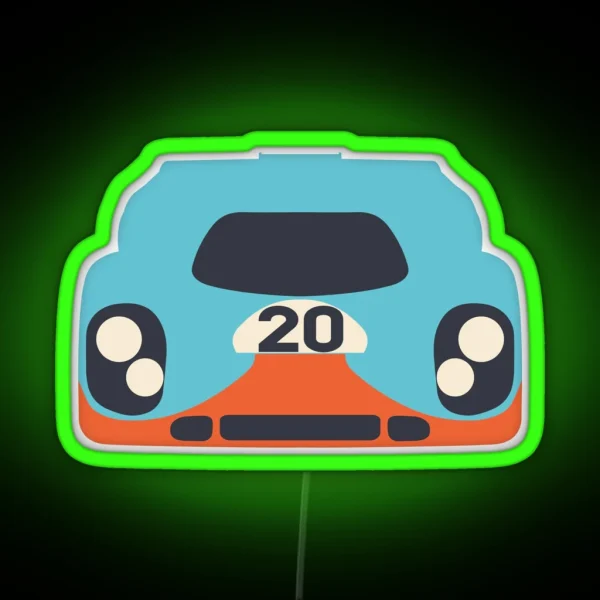 Le Mans Porsche RGB Neon Sign