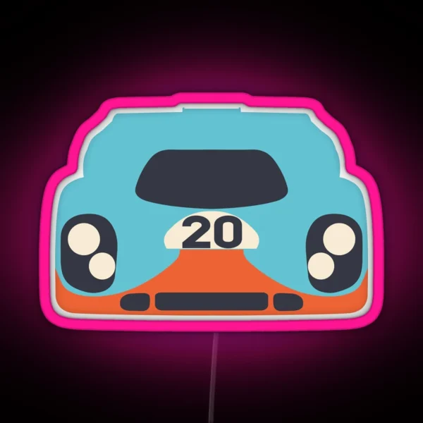 Le Mans Porsche RGB Neon Sign