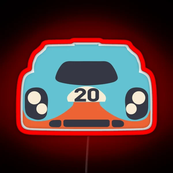 Le Mans Porsche RGB Neon Sign