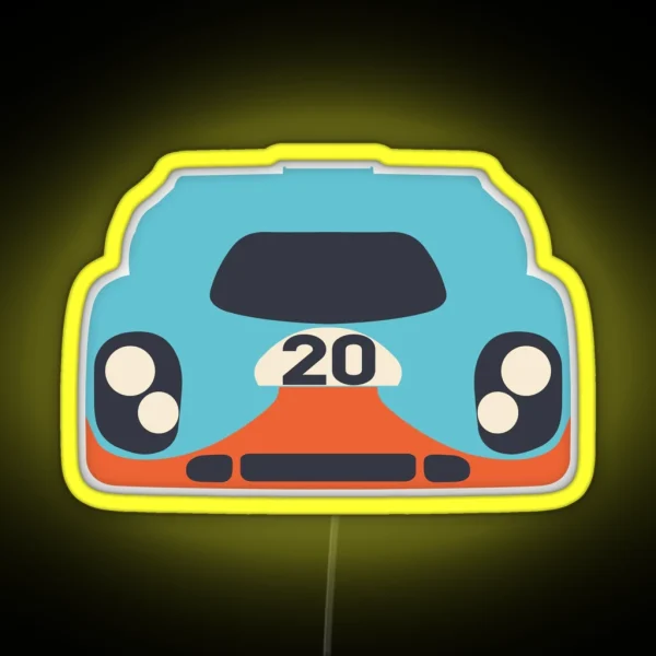 Le Mans Porsche RGB Neon Sign