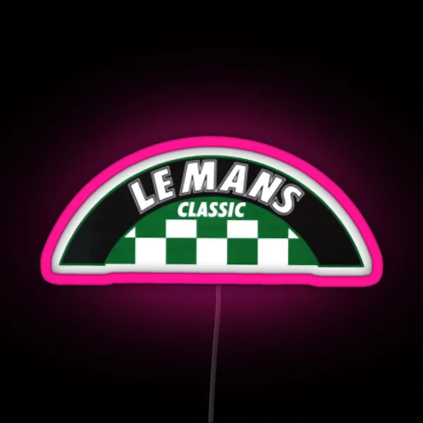 LE MANS RGB Neon Sign