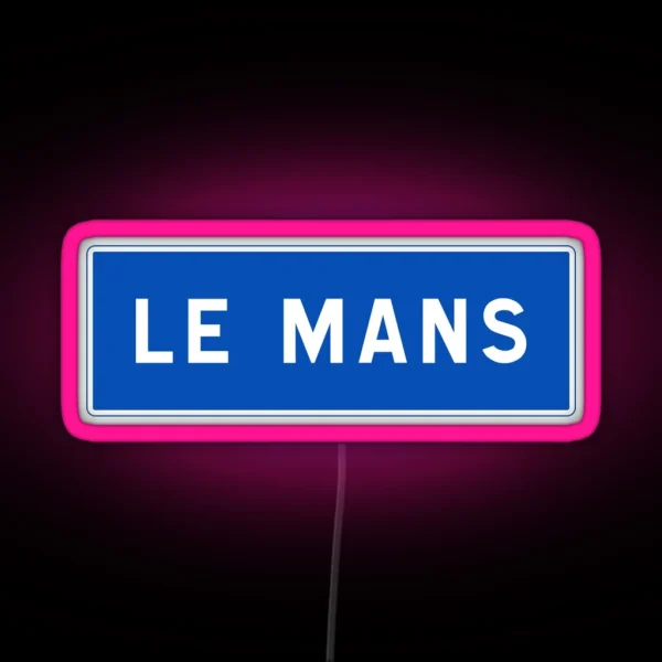 Le Mans RGB Neon Sign