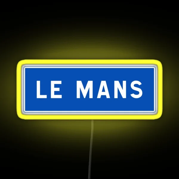Le Mans RGB Neon Sign