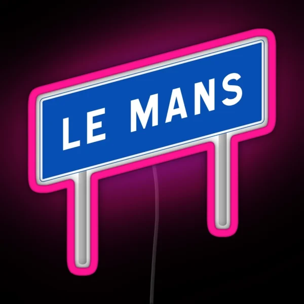 Le Mans RGB Neon Sign