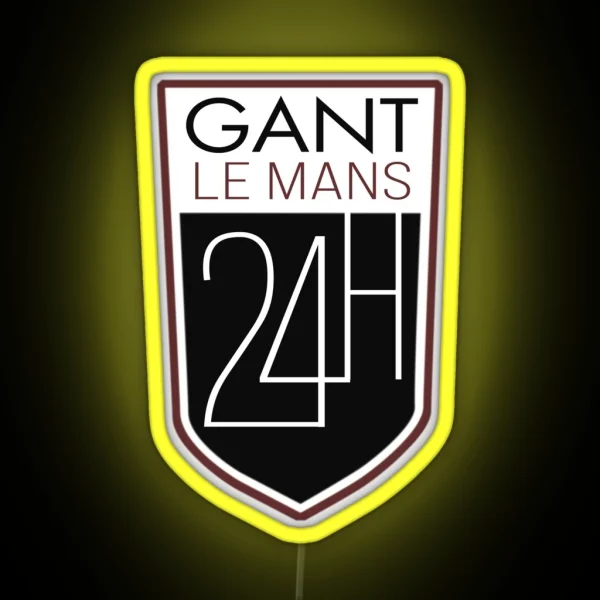 Le Mans Shield RGB Neon Sign