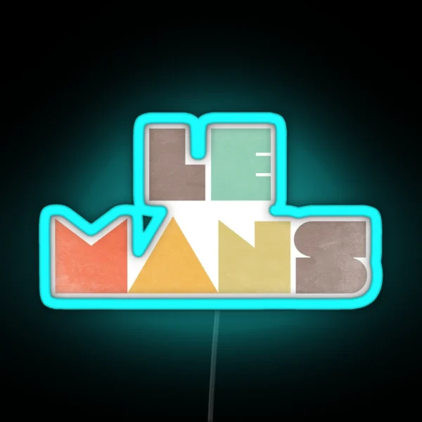 Le Mans Vintage RGB Neon Sign