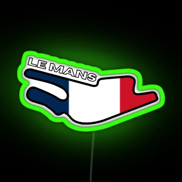 Le Mans World Circuit GP RGB Neon Sign