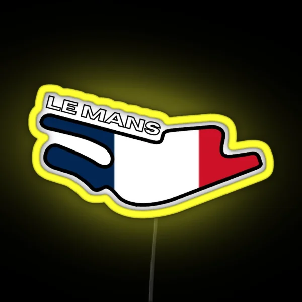 Le Mans World Circuit GP RGB Neon Sign