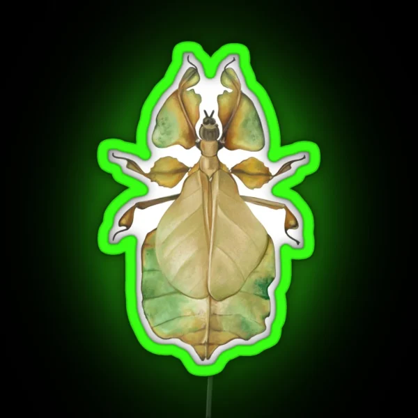 Leaf Bug RGB Neon Sign