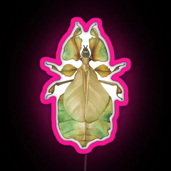 Leaf Bug RGB Neon Sign