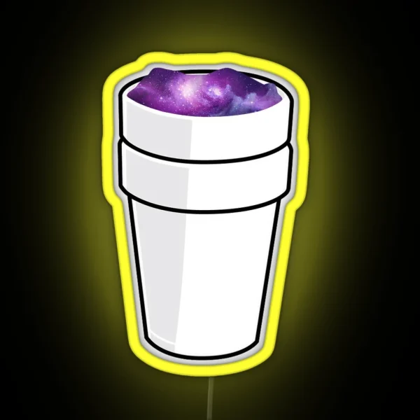 Lean Cup Galaxy Trippy Lil Wayne Lil Peep Hip RGB Neon Sign